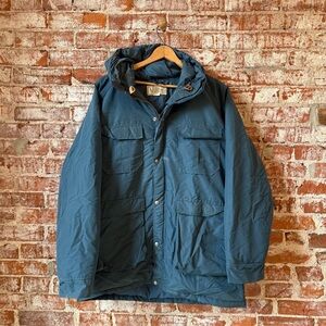 Vintage L.L.Bean Blue Parka Freeport Maine Used Goose Down